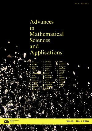 Advances in Mathematical Sciences and Applications(Vol.16 No.1 2006)