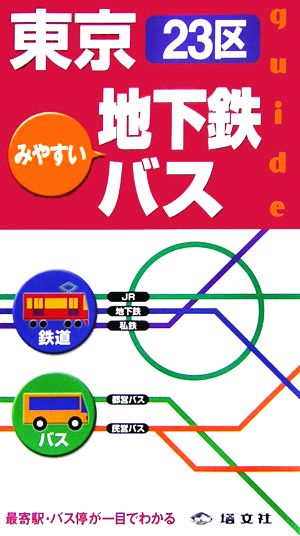 みやすい東京23区地下鉄・バスガイド