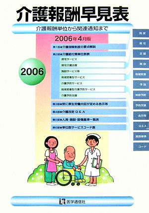 介護報酬早見表(2006年4月版) 介護報酬単位から関連通知まで