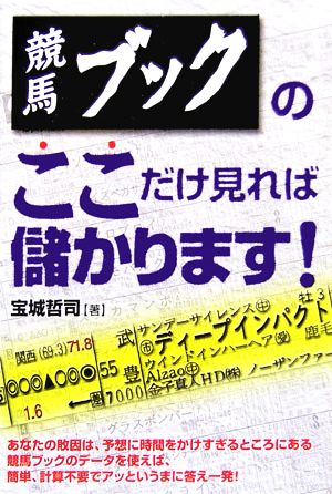 競馬ブックのここだけ見れば儲かります！