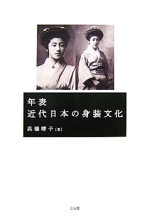 年表 近代日本の身装文化