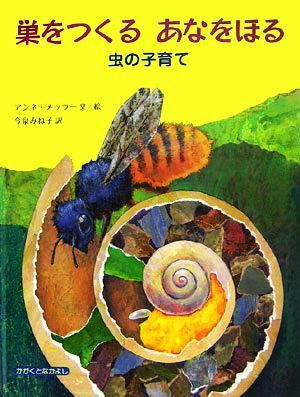 巣をつくる あなをほる 虫の子育て 大型絵本 かがくとなかよし