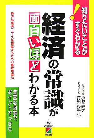 経済の常識が面白いほどわかる本 身近な経済ニュースを理解するための基本知識33 知りたいことがすぐわかる