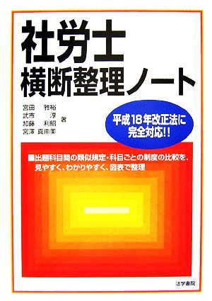 社労士横断整理ノート