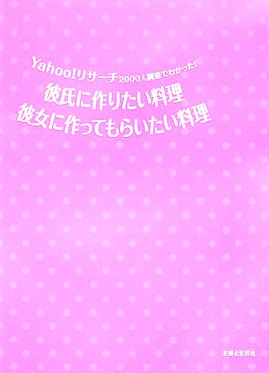 Yahoo！リサーチ2000人調査でわかった！彼氏に作りたい料理 彼女に作ってもらいたい料理