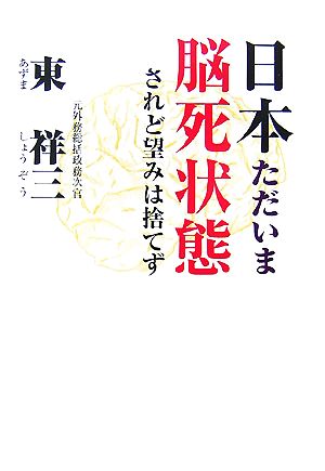 日本ただいま脳死状態 されど望みは捨てず