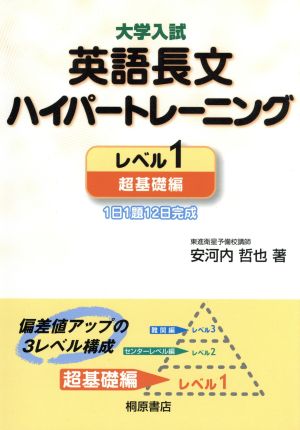 大学入試 英語長文ハイパートレーニング 超基礎編(レベル1) 1日1題12日完成