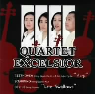 ベートーヴェン:ハープ/シャリーノ:弦楽四重奏曲 第7番/ディーリアス:去りゆくつばめ 他