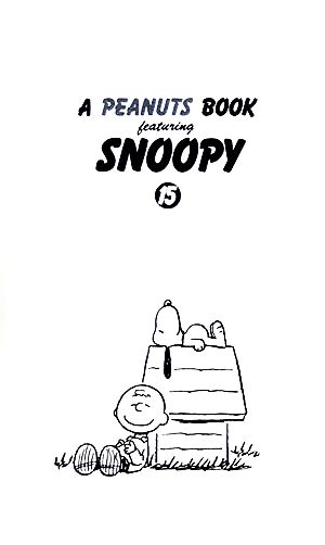 A PEANUTS BOOK featuring SNOOPY(15)