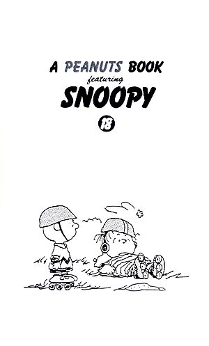 A PEANUTS BOOK featuring SNOOPY(18)