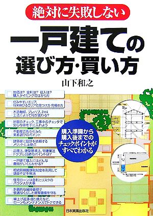 一戸建ての選び方・買い方 絶対に失敗しない