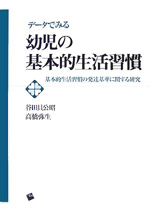 データでみる幼児の基本的生活習慣 基本的生活習慣の発達基準に関する研究