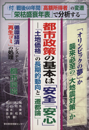 都市政策の基本は「安全」「安心」