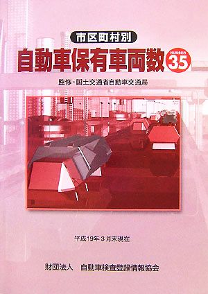 市区町村別 自動車保有車両数(No.35) 平成19年3月末現在