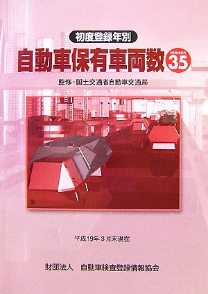 初度登録年別 自動車保有車両数(No.35) 平成19年3月末現在