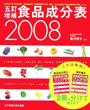 五訂増補食品成分表(2008)