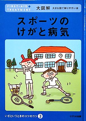 スポーツのけがと病気 大図解大きな図で解りやすい本 いざというときのコツのコツ3