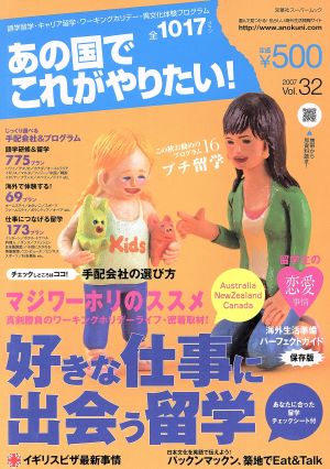 あの国でこれがやりたい！  Vol.32