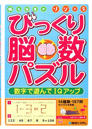 知らなきゃソン×2 びっくり脳数パズル 数字で遊んでIQアップ