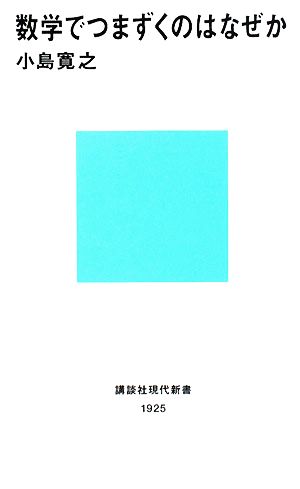 数学でつまずくのはなぜか 講談社現代新書