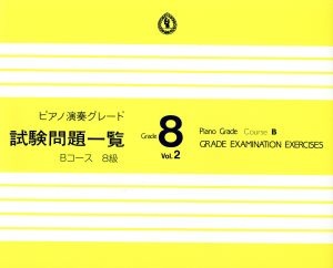 ピアノ演奏グレード試験問題一覧 54版(Vol.2) 8級