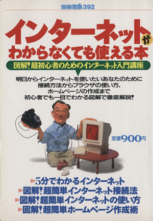 インターネットがわからなくても使える本 図解！超初心者のためのインターネット入門講座 別冊宝島392