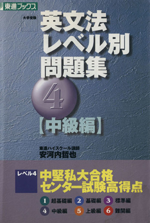 大学受験 英文法レベル別問題集 中級編(4) 中堅私大合格 センター試験高得点 東進ブックス