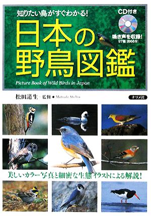 日本の野鳥図鑑 CD付き 知りたい鳥がすぐわかる！