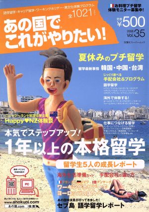 あの国でこれがやりたい！  Vol.35