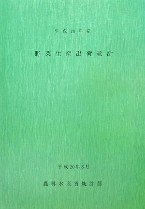 野菜生産出荷統計(平成18年産)