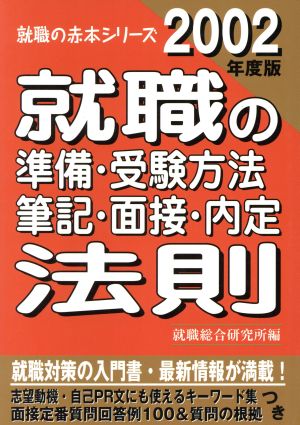 '02 就職の準備・受験方法・筆記・面接