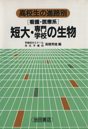 短大・専門学校の生物 高校生の進路別 看護・医療系
