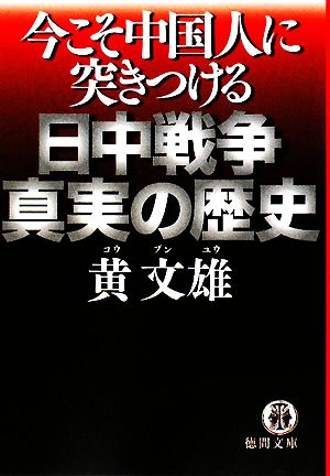 今こそ中国人に突きつける 日中戦争 真実の歴史 徳間文庫