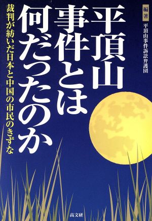 平頂山事件とは何だったのか 裁判が紡いだ日本と中国の市民のきずな