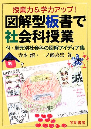 授業力&学力アップ！図解型板書で社会科授業 付・単元別社会科の図解アイディア集