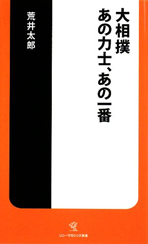 大相撲 あの力士、あの一番 ソニー・マガジンズ新書