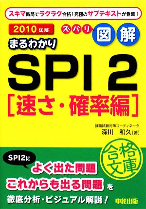 ズバリ図解 まるわかりSPI2 速さ・確率編(2010年版) 中経の文庫