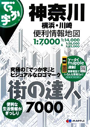 でっか字 神奈川・横浜・川崎便利情報地図 街の達人7000