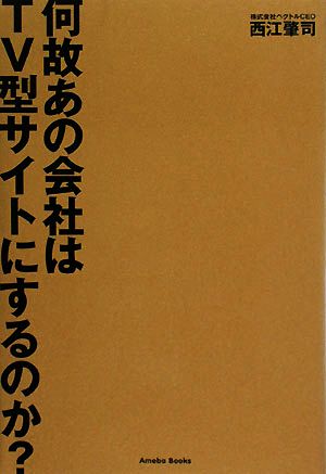 何故あの会社はTV型サイトにするのか？