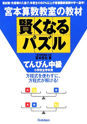 宮本算数教室の教材 賢くなるパズル てんびん 中級 小学校全学年用