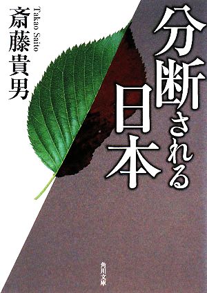 分断される日本 角川文庫