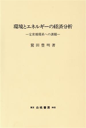 環境とエネルギーの経済分析