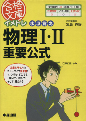 イメトレ 物理1・2重要公式 中経の文庫