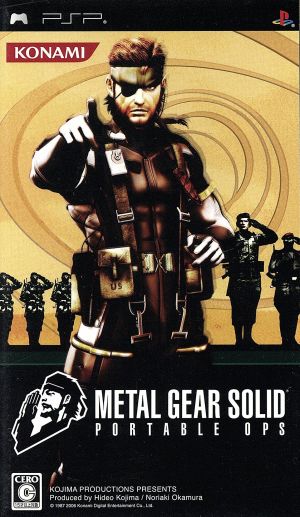 METAL GEAR SOLID ポータブル・オプス PSP the Best