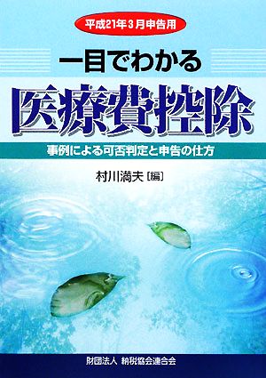 一目でわかる医療費控除(平成21年3月申告用) 事例による可否判定と申告の仕方