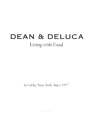 DEAN & DELUCA Living with Food