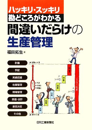 間違いだらけの生産管理 ハッキリ・スッキリ勘どころがわかる