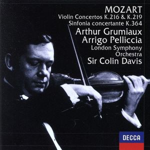 モーツァルト:ヴァイオリン協奏曲第3&5番/協奏交響曲
