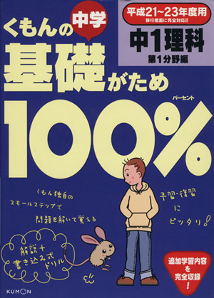 くもんの中学基礎がため100% 中1理科 第1分野編(平成21～23年度用)