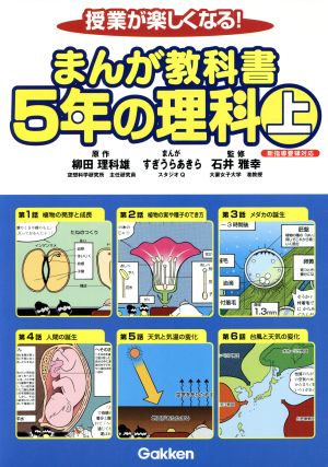 授業が楽しくなる！まんが教科書 5年の理科(上)